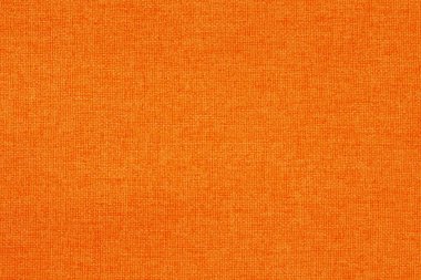 Arka plan için turuncu kumaş dokusu, doğal tekstil deseni.