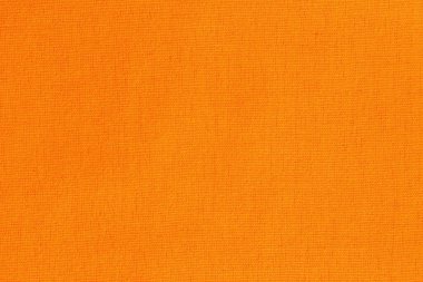 Arka plan için turuncu kumaş dokusu, doğal tekstil deseni.