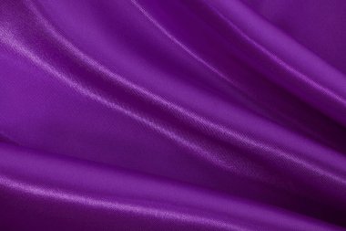 Koyu mor kumaş dokusu arka plan, ipeğin veya keten deseninin ayrıntıları.