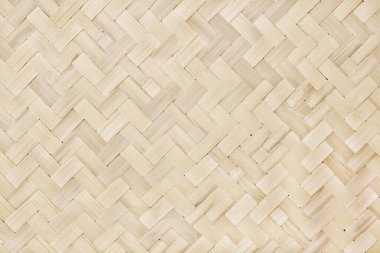 Eski bambu dokuma dokusu arka plan, eski usul örülü rattan mat deseni.