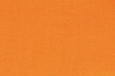 Arka plan için turuncu pamuk kumaş dokusu, doğal tekstil deseni.