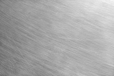 Arkaplanı çizilmiş eski alüminyum metalin dokusu.