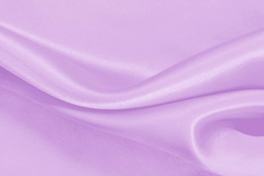 Açık mor kumaş dokusu arkaplanı, ipeğin veya keten deseninin ayrıntıları.