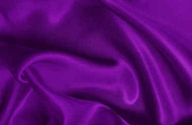 Koyu mor kumaş dokusu arka plan, ipeğin veya keten deseninin ayrıntıları.