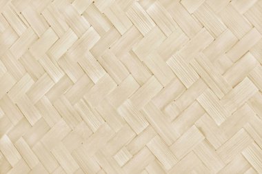 Eski bambu dokuma dokusu arka plan, eski usul örülü rattan mat deseni.
