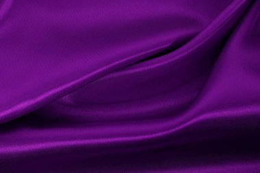 Koyu mor kumaş dokusu arka plan, ipeğin veya keten deseninin ayrıntıları.