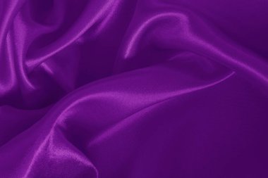 Koyu mor kumaş dokusu arka plan, ipeğin veya keten deseninin ayrıntıları.