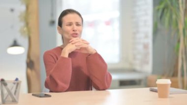 Distraught Young Woman Screaming in Depression and Anxiety