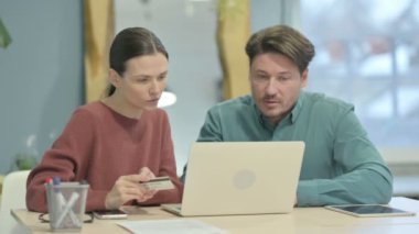 Creative Young People Shopping Online on Laptop, Banking