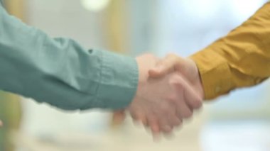 Close Up of Men Shaking Hand