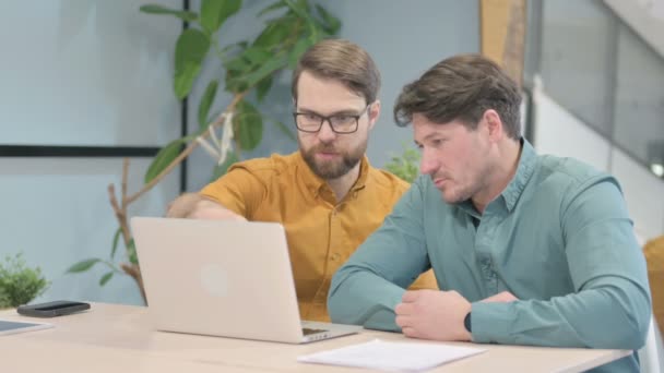 Creative People Working Laptop Office — Vídeo de Stock