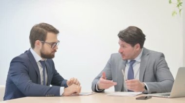 Business People , Discussing Project in Office