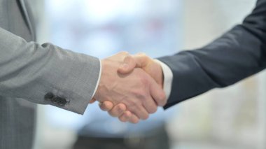 Close Up of Business People Shaking Hand