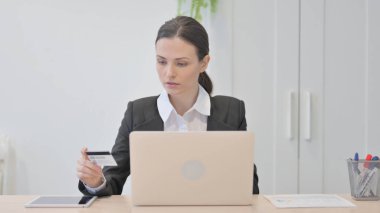 İşkadını Bilgisayarda Başarılı Çevrimiçi Ödeme Yapıyor