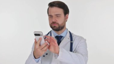 Beyaz Arkaplanda Doktor Tarayıcı 'nın Portresi