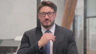 Orta Çağ İşadamı Beyin Fırtınası Düşünen Portresi