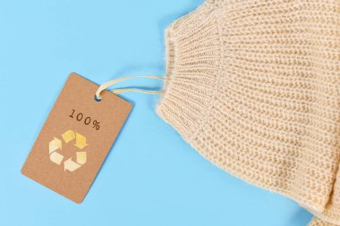 % 100 geri dönüşümlü pamuk kumaş.