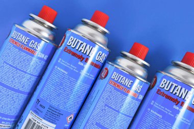 Almanya - Aralık 2022: Gaz fişeklerini kapatın