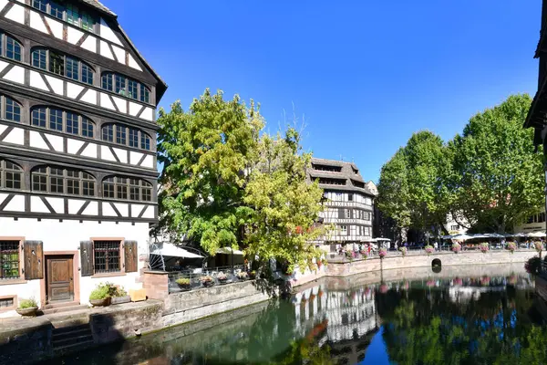 Strasbourg France September 2023 River Iii Traditional European Style Half — Stock Photo, Image