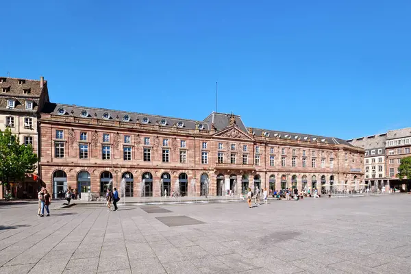 Straßburg Frankreich September 2023 Außenansicht Eines Einkaufszentrums Einem Historischen Gebäude — Stockfoto
