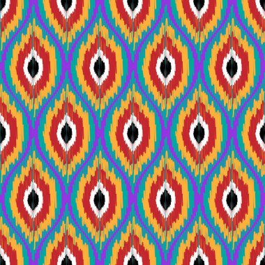 Moda tekstil ürünleri, örgü ve grafikler için kusursuz desenler. Vektör illüstrasyonu.