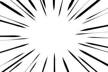 Çizgi roman yatay hız çizgileri arkaplan vektörü