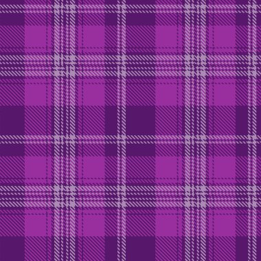 Tartan ekose desen dokusu. Kusursuz vektör deseni. Tekstil ya da baskı tasarımı için mükemmel. Vektör illüstrasyonu.