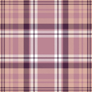 Tartan ekose desen dokusu. Kusursuz vektör deseni. Tekstil ya da baskı tasarımı için mükemmel. Vektör illüstrasyonu.
