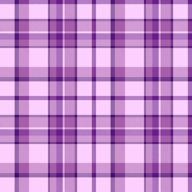 Tartan ekose desen dokusu. Kusursuz vektör deseni. Tekstil ya da baskı tasarımı için mükemmel. Vektör illüstrasyonu.