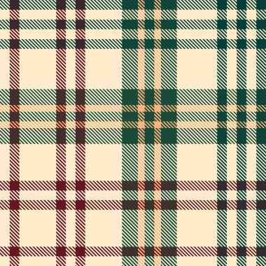 Tartan ekose desen dokusu. Kusursuz vektör deseni. Tekstil ya da baskı tasarımı için mükemmel. Vektör illüstrasyonu.