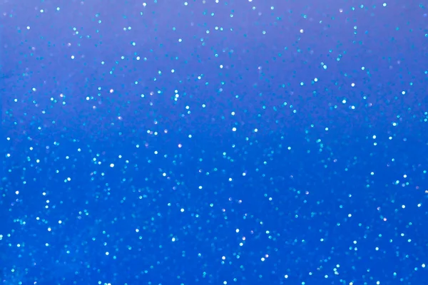 Blurred Blue Background Dengan Bokeh Kecil Defocused Cahaya Fokus Selektif — Stok Foto
