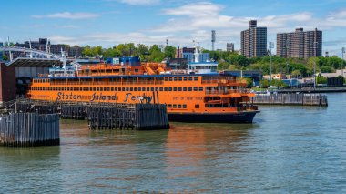 Staten Island Feribotu Staten Island, New York 'taki St. George Terminali' nde.