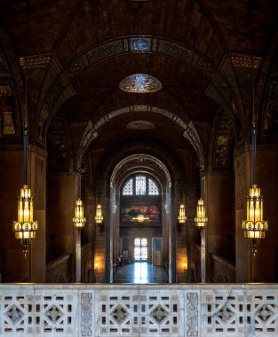 Lincoln 'deki Nebraska Eyalet Meclisi Ana Koridoru