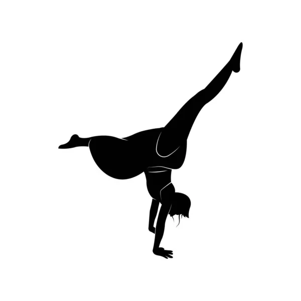 Modèle Logo Yoga Méditation — Image vectorielle