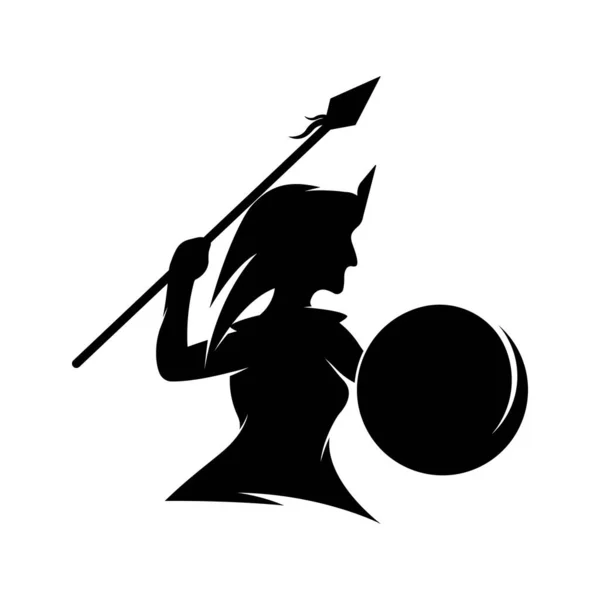 Athena Logo Vektör Tasarımı — Stok Vektör