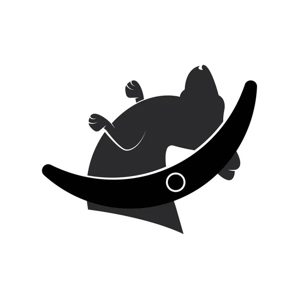 Känguru Logo Template Vektor — Stockvektor