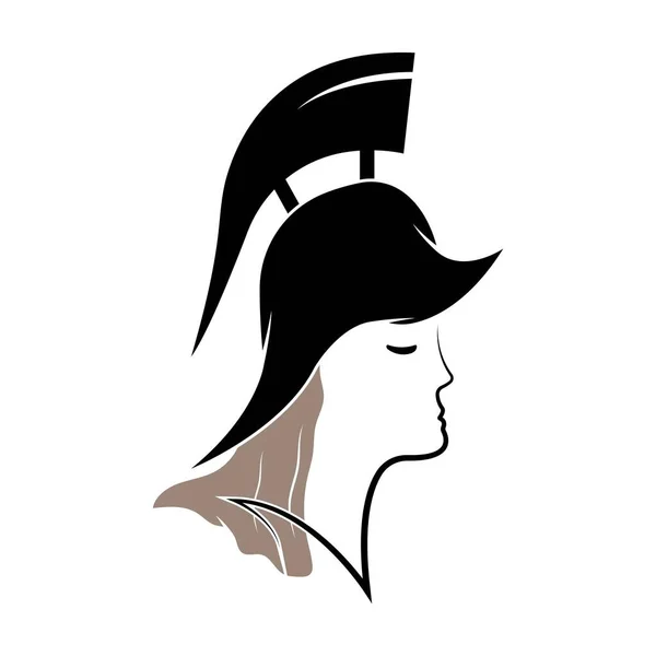 Modelo Vetor Logo Athena — Vetor de Stock