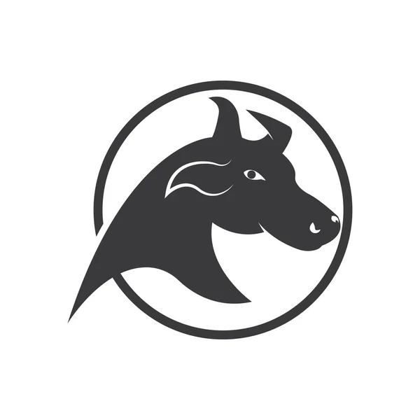 Значок Вектора Логотипа Коровы — стоковый вектор