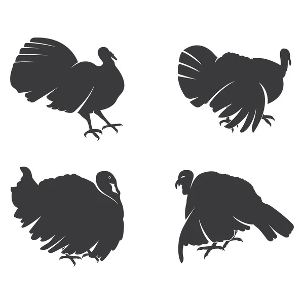 Turkey Logo Vector Design Template — Stock Vector