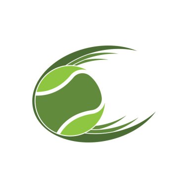 Tenis logosu vektör tasarım şablonu