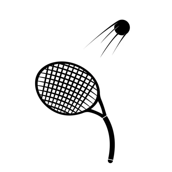 Tenis Logo Vector Diseño Plantilla — Archivo Imágenes Vectoriales
