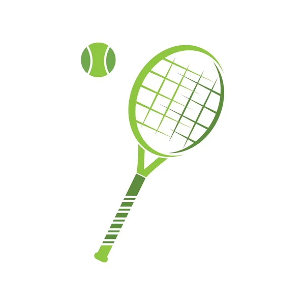 Πρότυπο Σχεδιασμού Φορέα Λογότυπο Τένις — Διανυσματικό Αρχείο