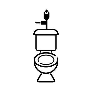 Tuvalet simgesi vektör tasarımı