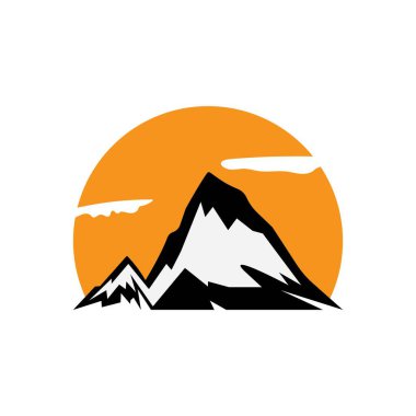 High Mountain simgesi Logo İş Şablonu