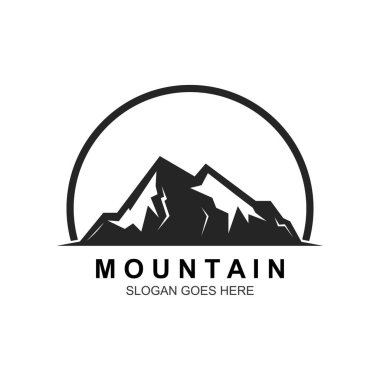 Yüksek Dağ simgesi Logo İş Şablonu Vektörü