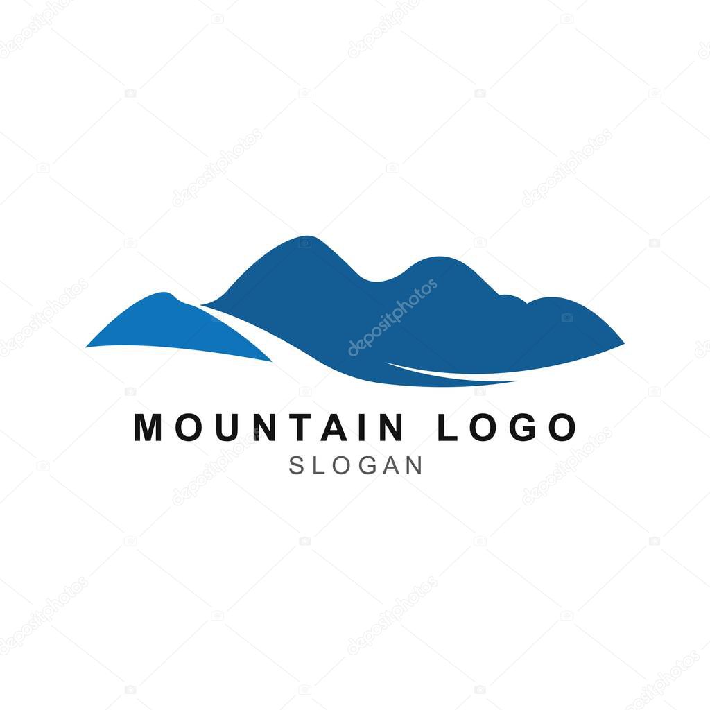 High Mountain icon Logo Business Template Vector