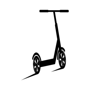 Scooter simgesi sembol tasarım logo şablonu