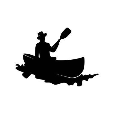 Kano teknesi logosu düz tasarım