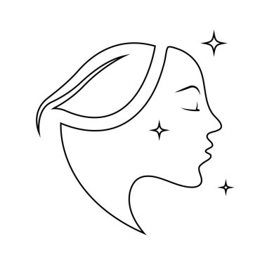 Güzellik derisi logo tasarım vektörü