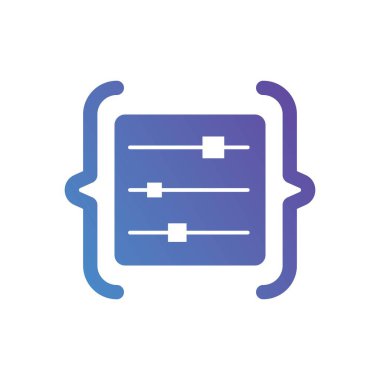 Programlama Kodu teknoloji logosu vektör şablonu